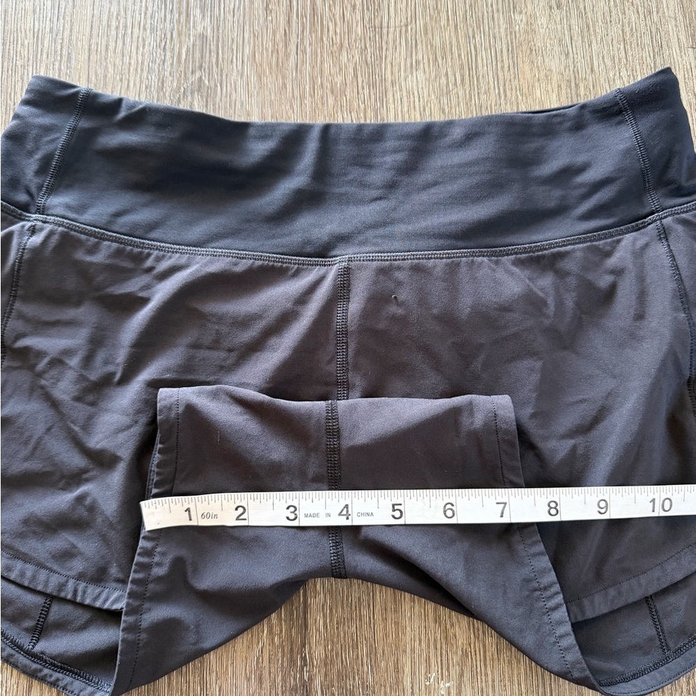 Black Women's Athletic Shorts - Comfortable High-Waist Performance - Picture 2 of 7